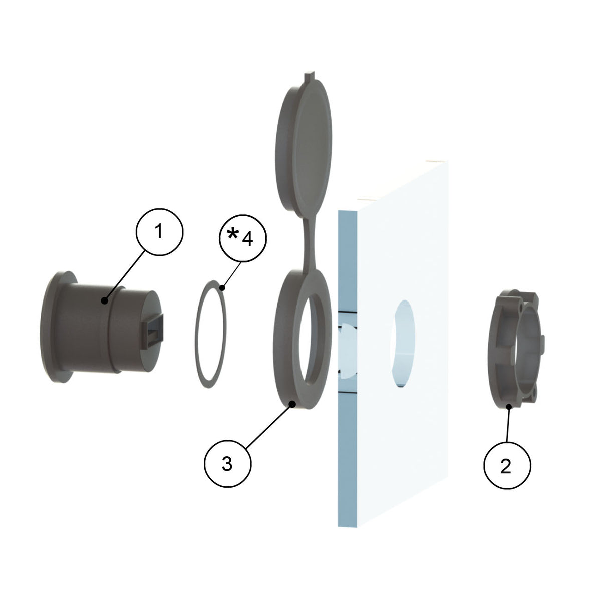 Panel Mounted Connector RJ45 - Cat 5e – BKT Online
